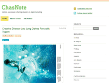 Tablet Screenshot of chasnote.com